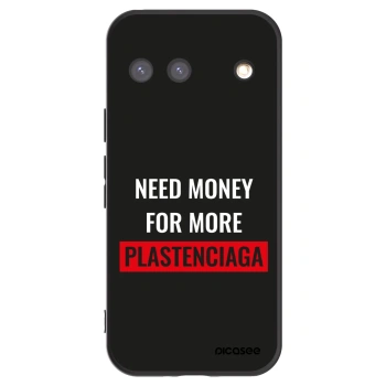 Picasee silikónový čierny obal pre Google Pixel 9 - More PLASTENCIAGA