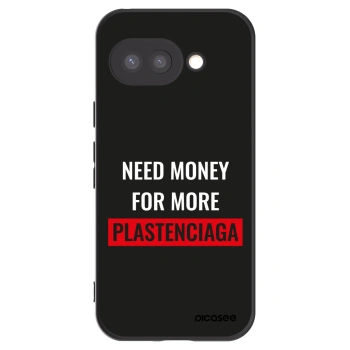 Picasee silikónový čierny obal pre Google Pixel 9a - More PLASTENCIAGA