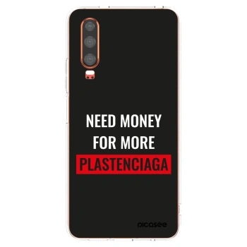 Picasee silikónový prehľadný obal pre Huawei P30 - More PLASTENCIAGA
