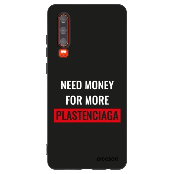 Picasee silikónový čierny obal pre Huawei P30 - More PLASTENCIAGA