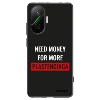 Picasee silikónový čierny obal pre Xiaomi Poco F7 5G - More PLASTENCIAGA