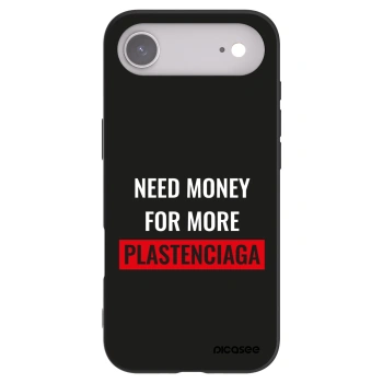 Picasee silikónový čierny obal pre Apple iPhone Air - More PLASTENCIAGA