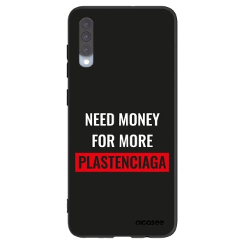 Picasee silikónový čierny obal pre Samsung Galaxy A70 A705F - More PLASTENCIAGA