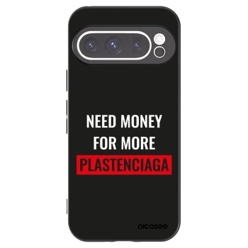 Picasee silikónový čierny obal pre Google Pixel 9 Pro XL - More PLASTENCIAGA