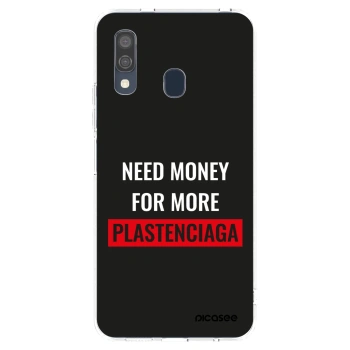 Picasee silikónový prehľadný obal pre Samsung Galaxy A40 A405F - More PLASTENCIAGA