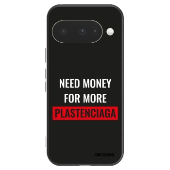 Picasee silikónový čierny obal pre Google Pixel 10 - More PLASTENCIAGA