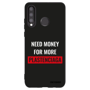 Picasee silikónový čierny obal pre Huawei P30 Lite - More PLASTENCIAGA