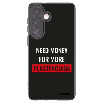 Picasee silikónový čierny obal pre Samsung Galaxy S26+ - More PLASTENCIAGA
