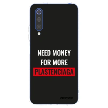 Picasee silikónový prehľadný obal pre Xiaomi Mi 9 SE - More PLASTENCIAGA