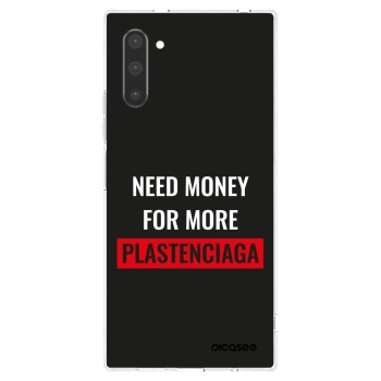 Picasee silikónový prehľadný obal pre Samsung Galaxy Note 10 N970F - More PLASTENCIAGA