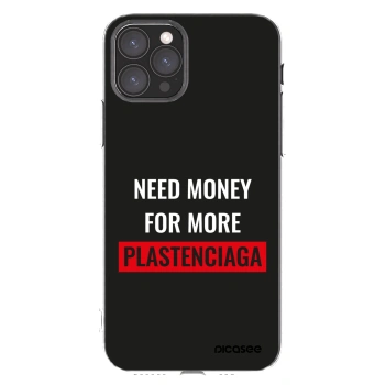 Picasee silikónový prehľadný obal pre Apple iPhone 11 Pro - More PLASTENCIAGA