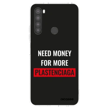 Picasee silikónový prehľadný obal pre Xiaomi Redmi Note 8 - More PLASTENCIAGA