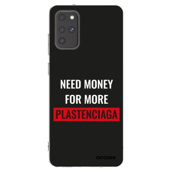 Picasee silikónový prehľadný obal pre Samsung Galaxy S20+ G985F - More PLASTENCIAGA