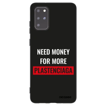 Picasee silikónový čierny obal pre Samsung Galaxy S20+ G985F - More PLASTENCIAGA