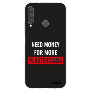 Picasee silikónový prehľadný obal pre Huawei P40 Lite E - More PLASTENCIAGA