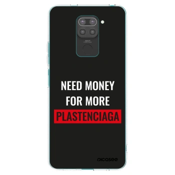 Picasee silikónový čierny obal pre Xiaomi Redmi Note 9 - More PLASTENCIAGA