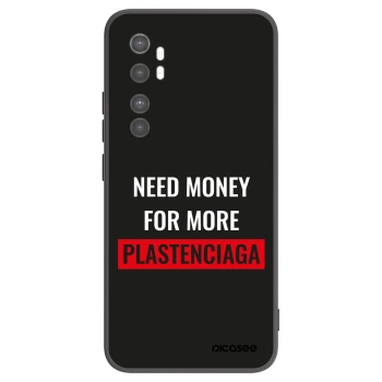 Picasee silikónový čierny obal pre Xiaomi Mi Note 10 Lite - More PLASTENCIAGA