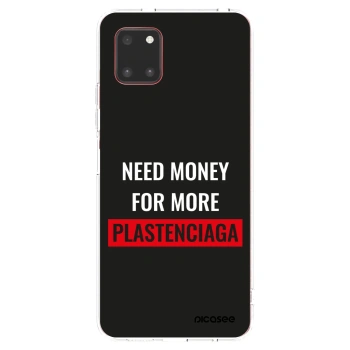 Picasee silikónový prehľadný obal pre Samsung Galaxy Note 10 Lite N770F - More PLASTENCIAGA