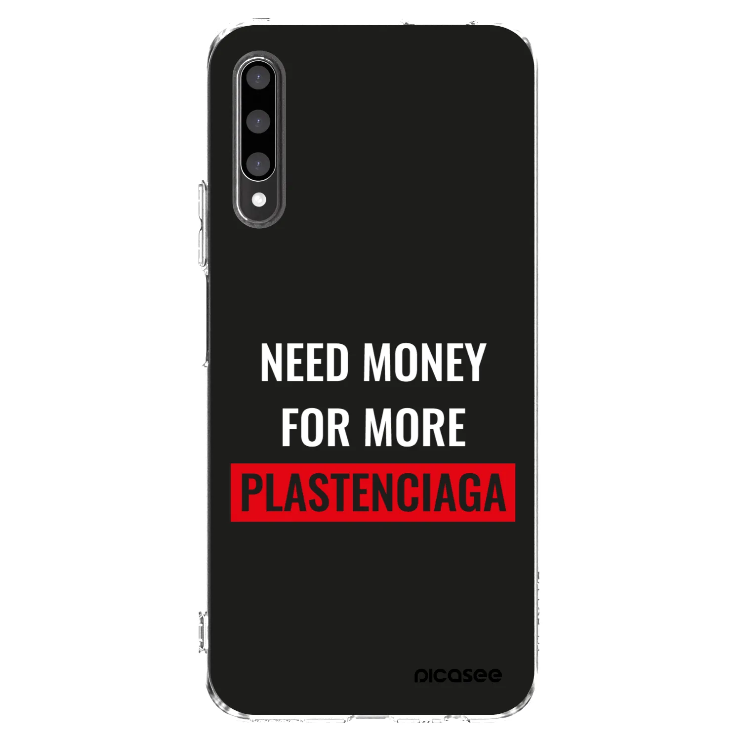 Picasee silikónový prehľadný obal pre Honor 9X Pro - More PLASTENCIAGA