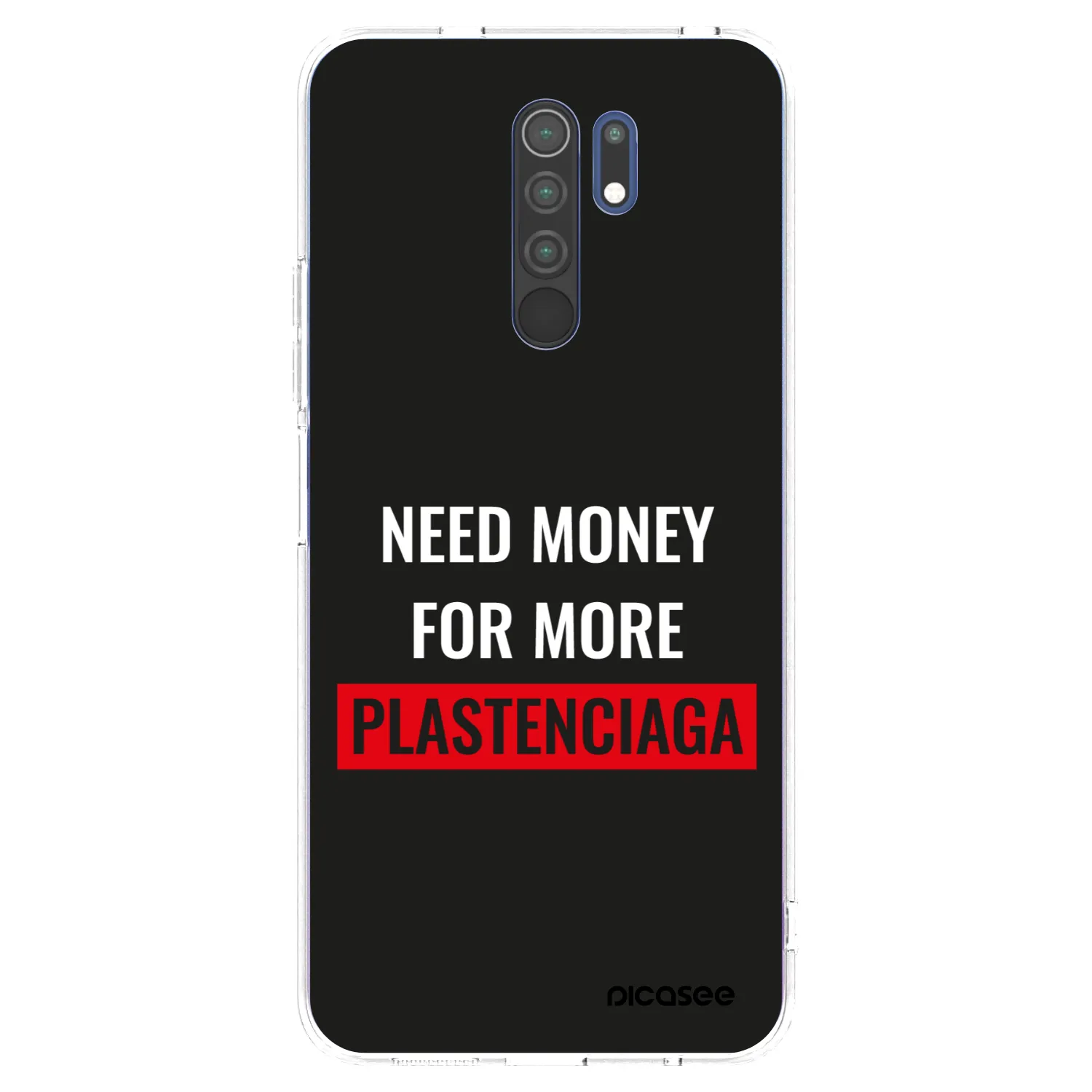 Picasee silikónový prehľadný obal pre Xiaomi Redmi 9 - More PLASTENCIAGA