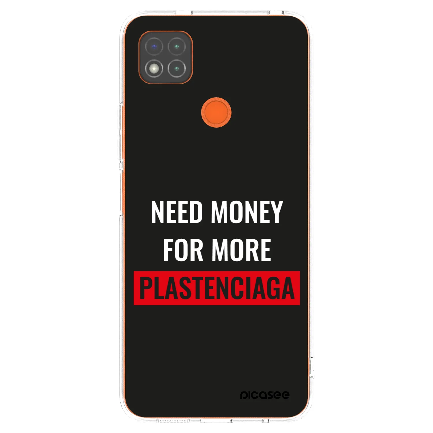 Picasee silikónový prehľadný obal pre Xiaomi Redmi 9C - More PLASTENCIAGA