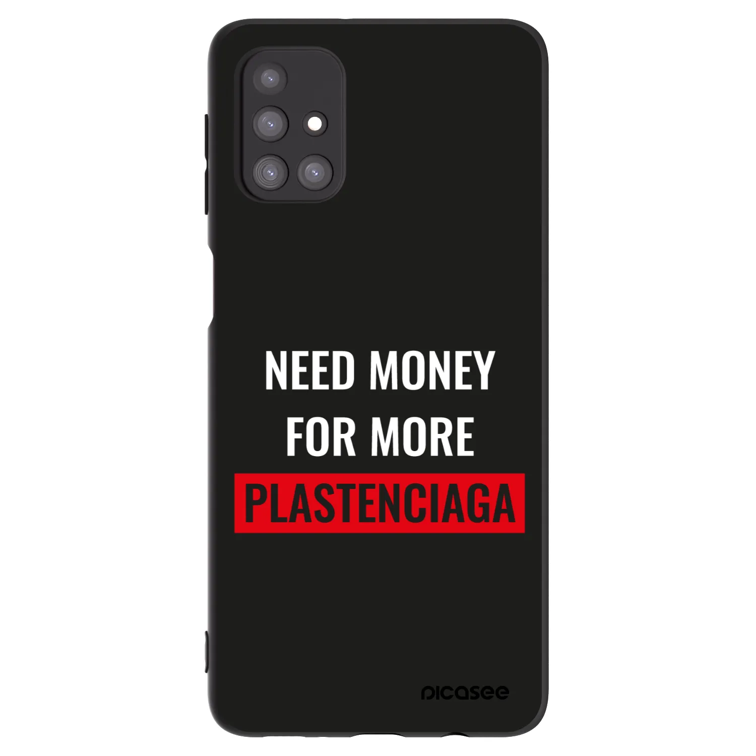 Picasee silikónový čierny obal pre Samsung Galaxy M31s - More PLASTENCIAGA