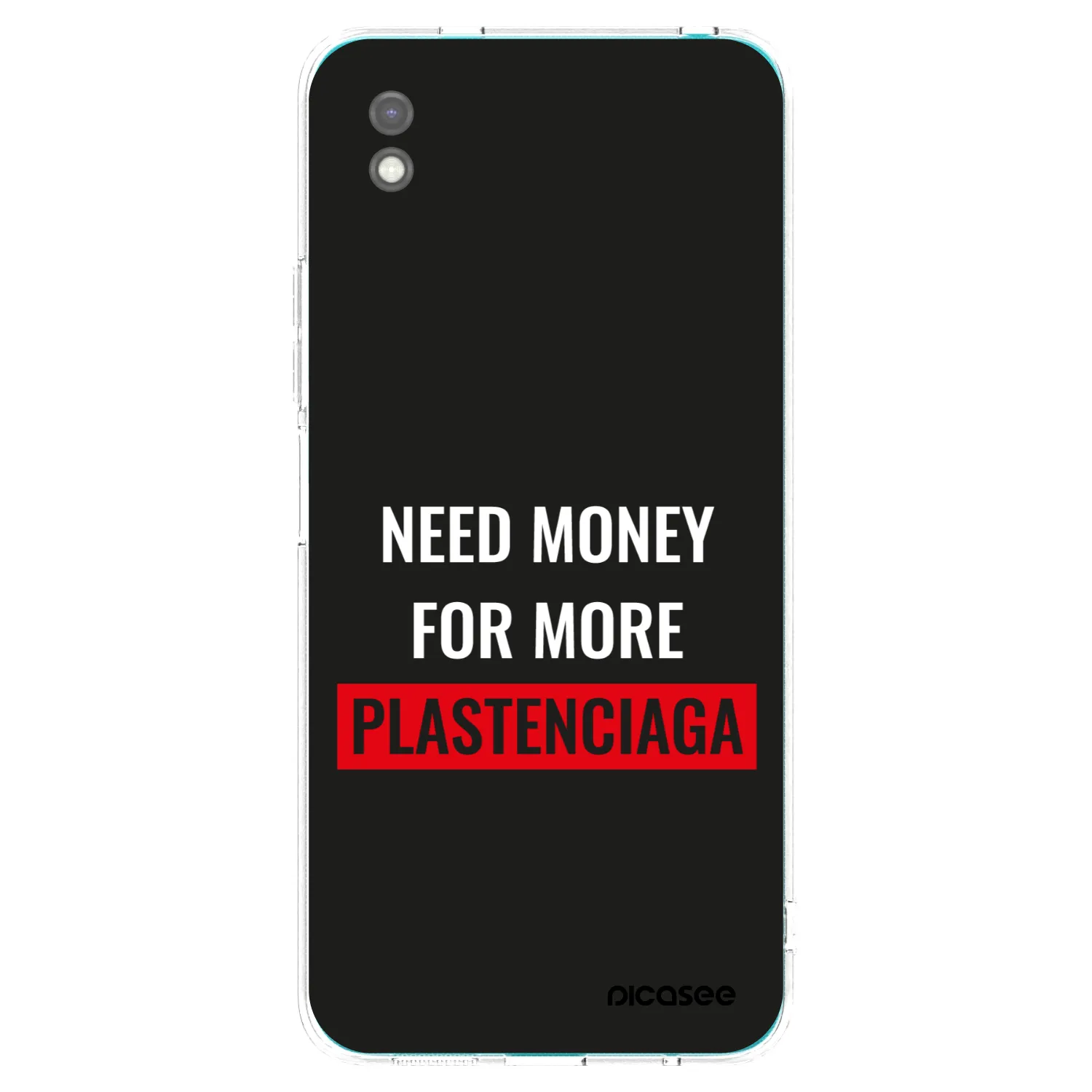 Picasee silikónový čierny obal pre Xiaomi Redmi 9A - More PLASTENCIAGA