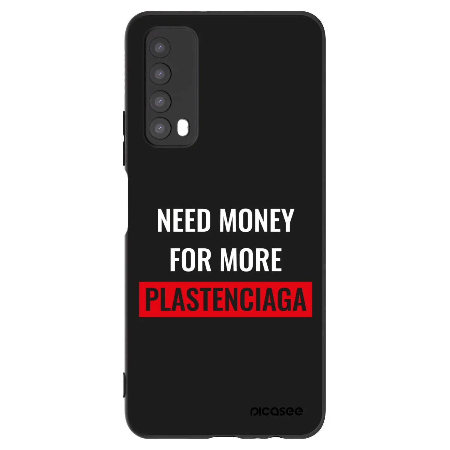 Silikónový čierny obal pre Huawei P Smart 2021 - More PLASTENCIAGA