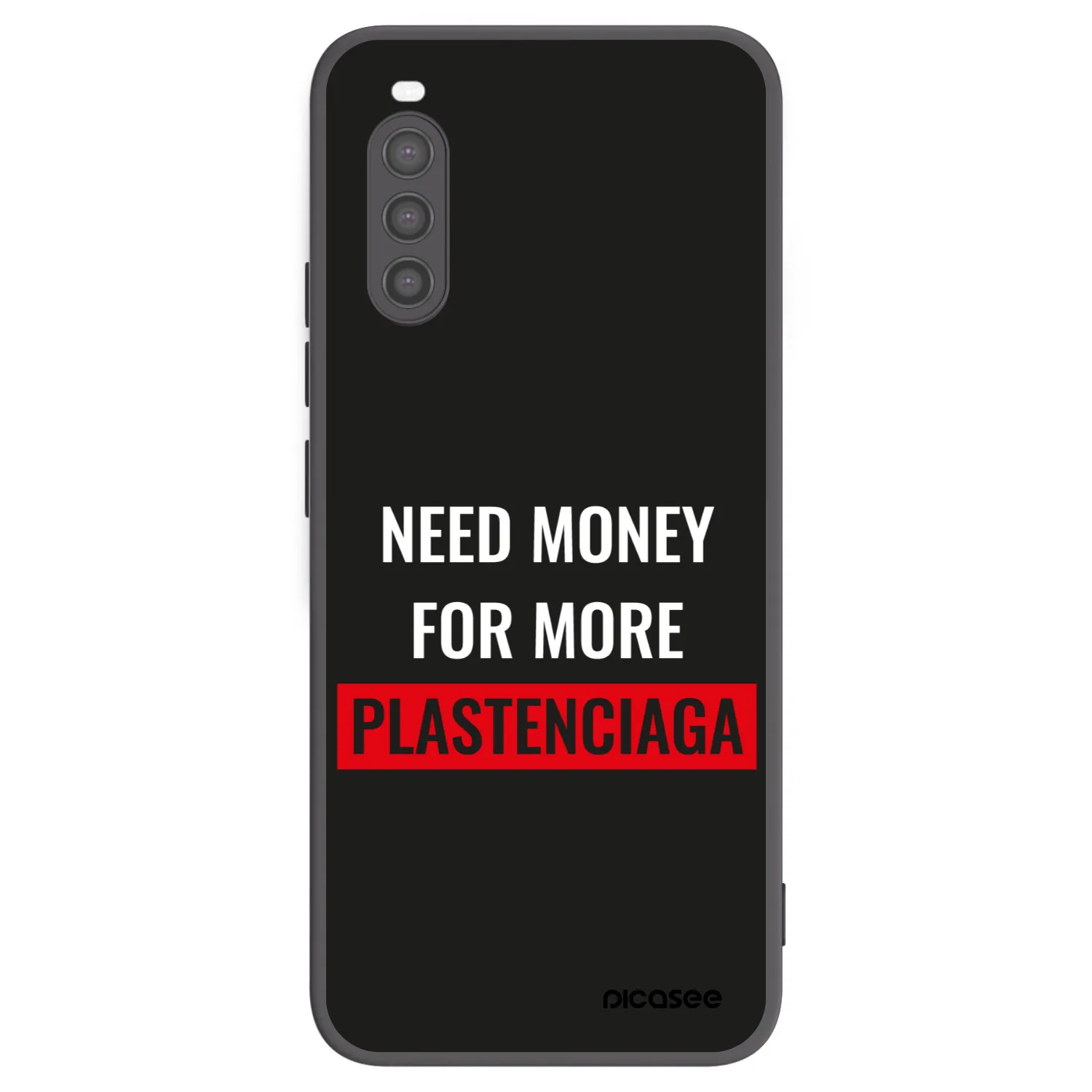 Picasee silikónový čierny obal pre Sony Xperia 10 II - More PLASTENCIAGA