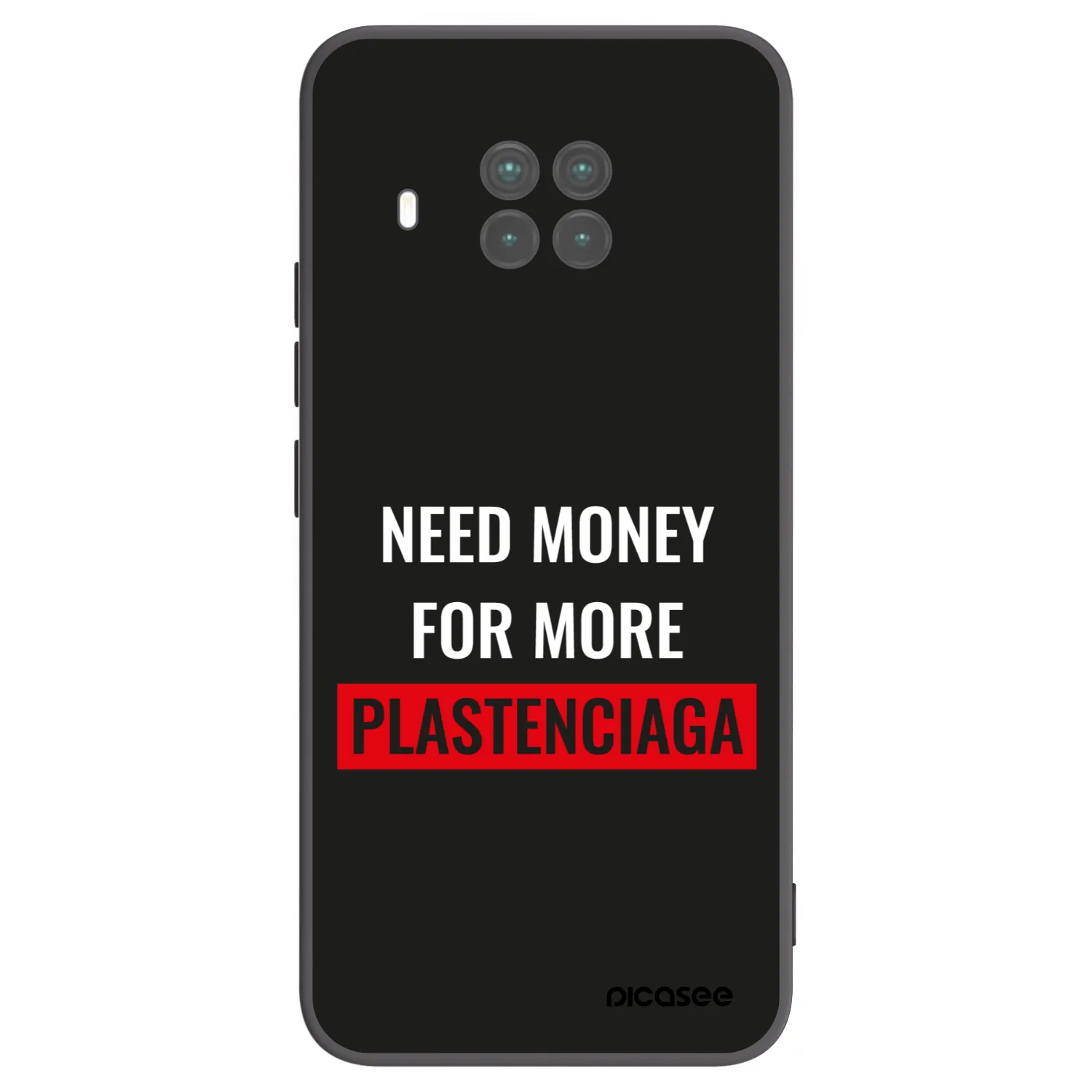 Picasee silikónový čierny obal pre Xiaomi Mi 10T Lite - More PLASTENCIAGA