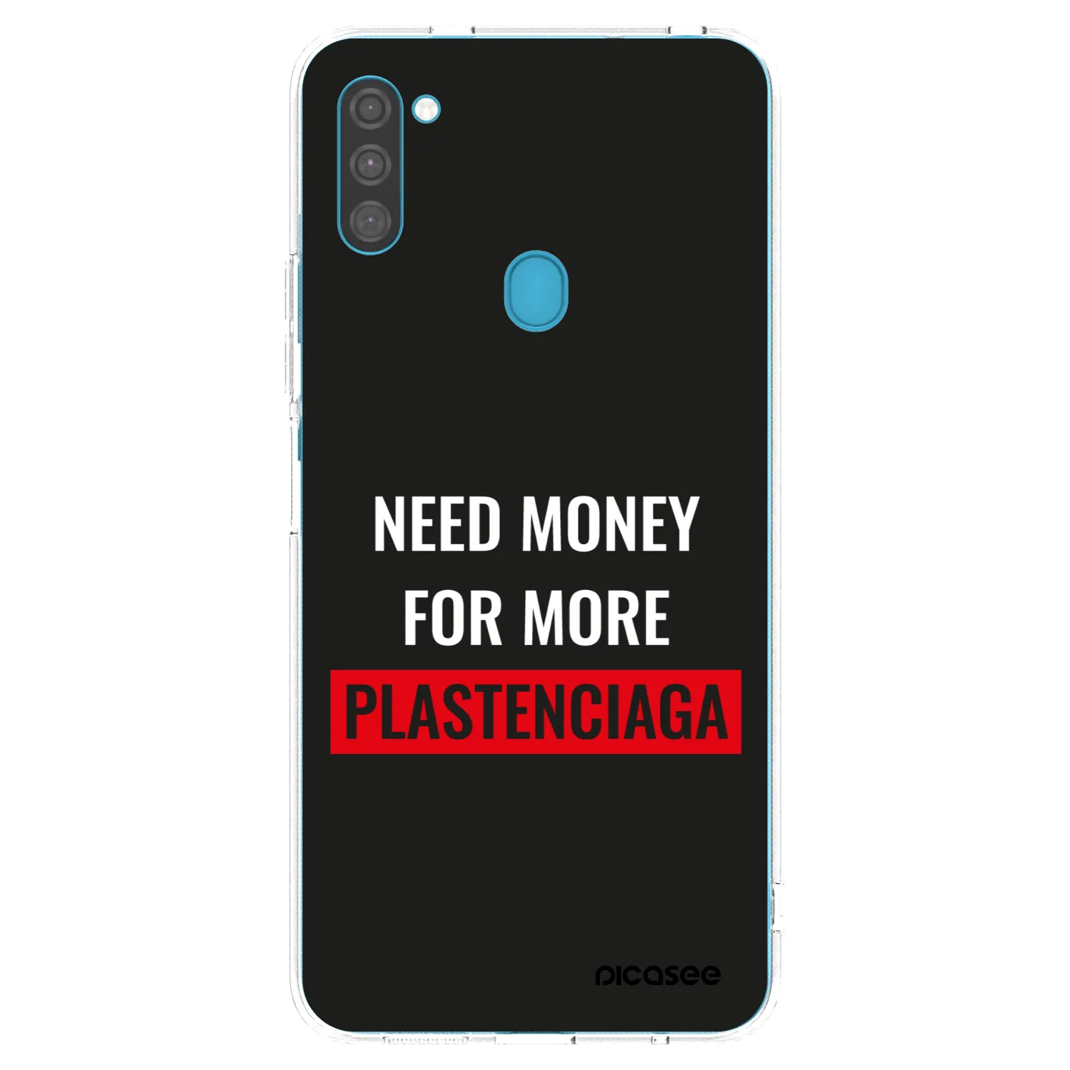 Picasee silikónový prehľadný obal pre Samsung Galaxy M11 - More PLASTENCIAGA