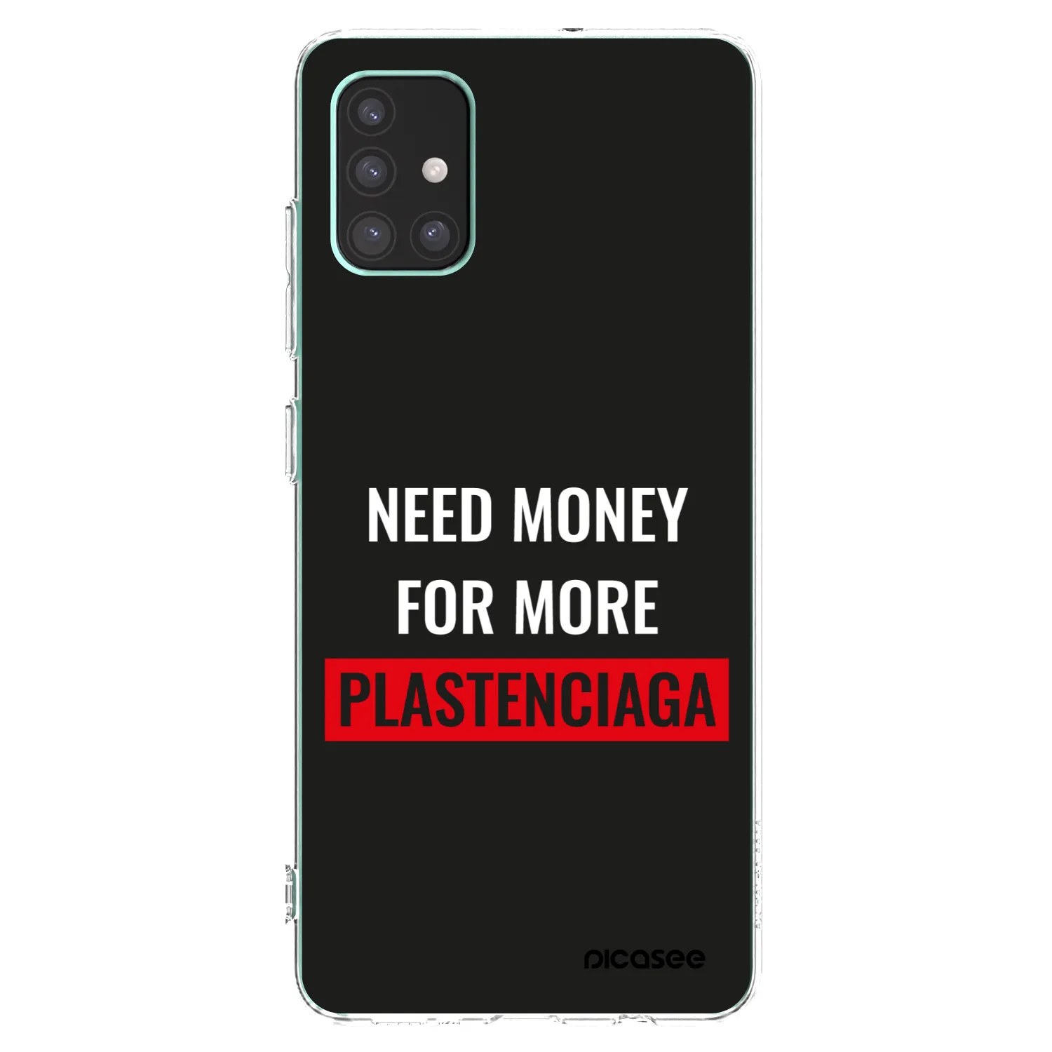 Picasee silikónový prehľadný obal pre Samsung Galaxy M51 M515F - More PLASTENCIAGA