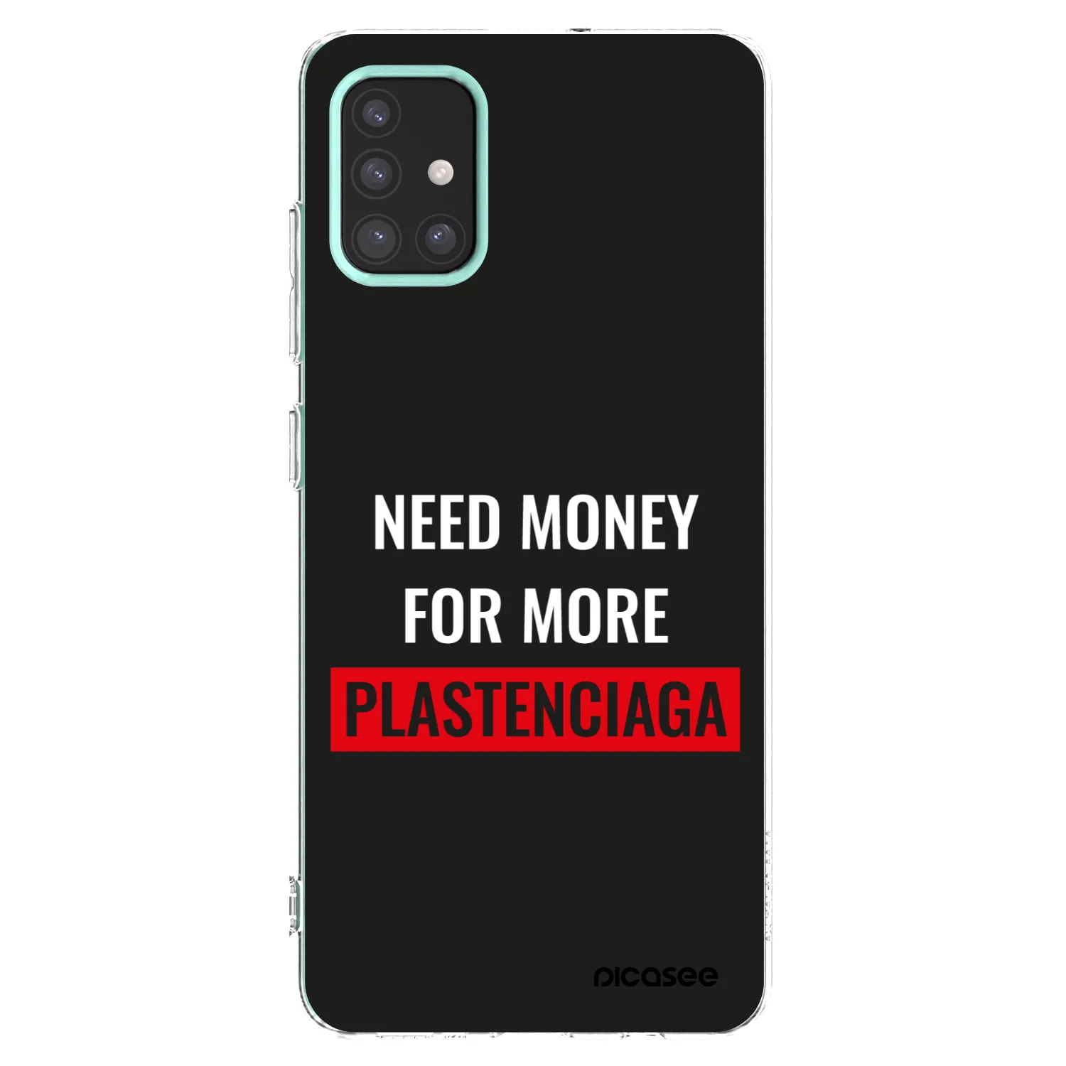 Picasee silikónový prehľadný obal pre Samsung Galaxy M31s - More PLASTENCIAGA