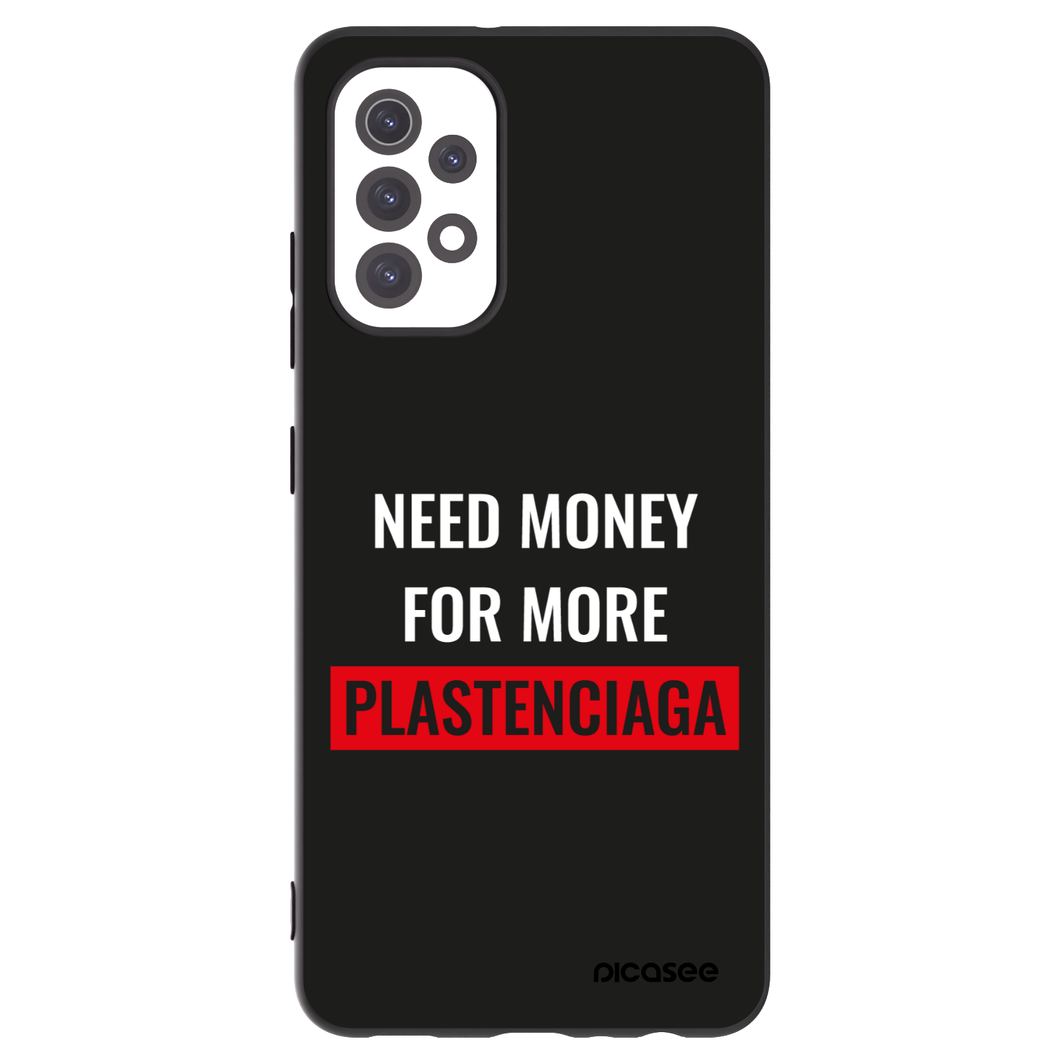 Picasee silikónový čierny obal pre Samsung Galaxy A32 5G A326B - More PLASTENCIAGA
