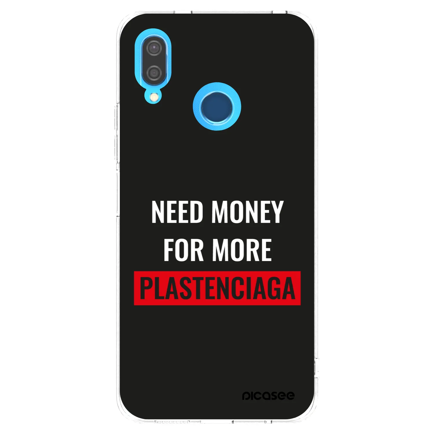 Picasee silikónový prehľadný obal pre Huawei P20 Lite - More PLASTENCIAGA