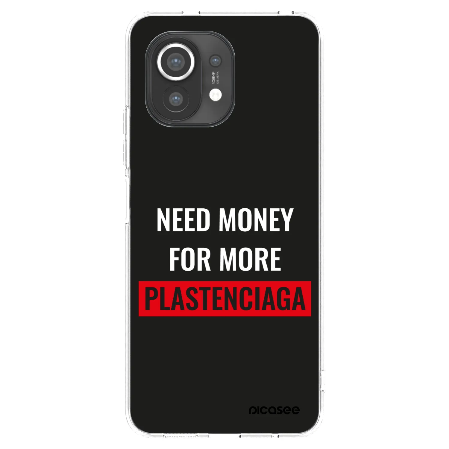 Picasee silikónový prehľadný obal pre Xiaomi Mi 11 - More PLASTENCIAGA
