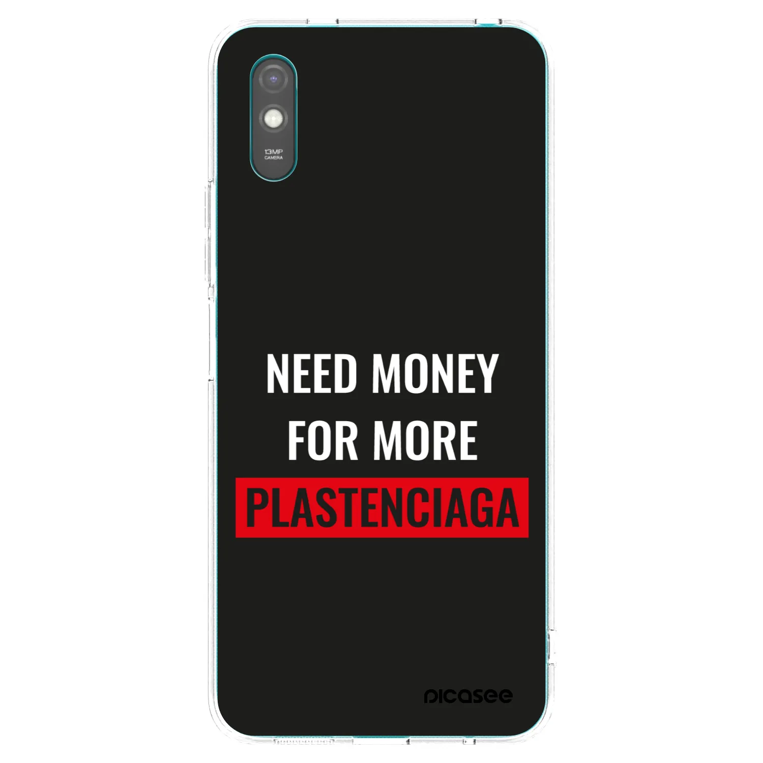 Picasee silikónový prehľadný obal pre Xiaomi Redmi 9AT - More PLASTENCIAGA