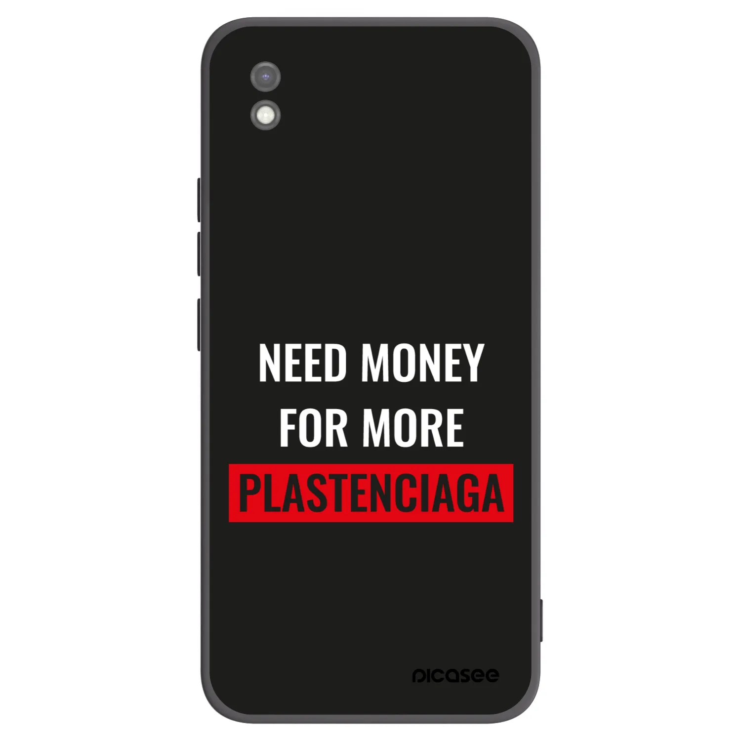 Picasee silikónový čierny obal pre Xiaomi Redmi 9AT - More PLASTENCIAGA