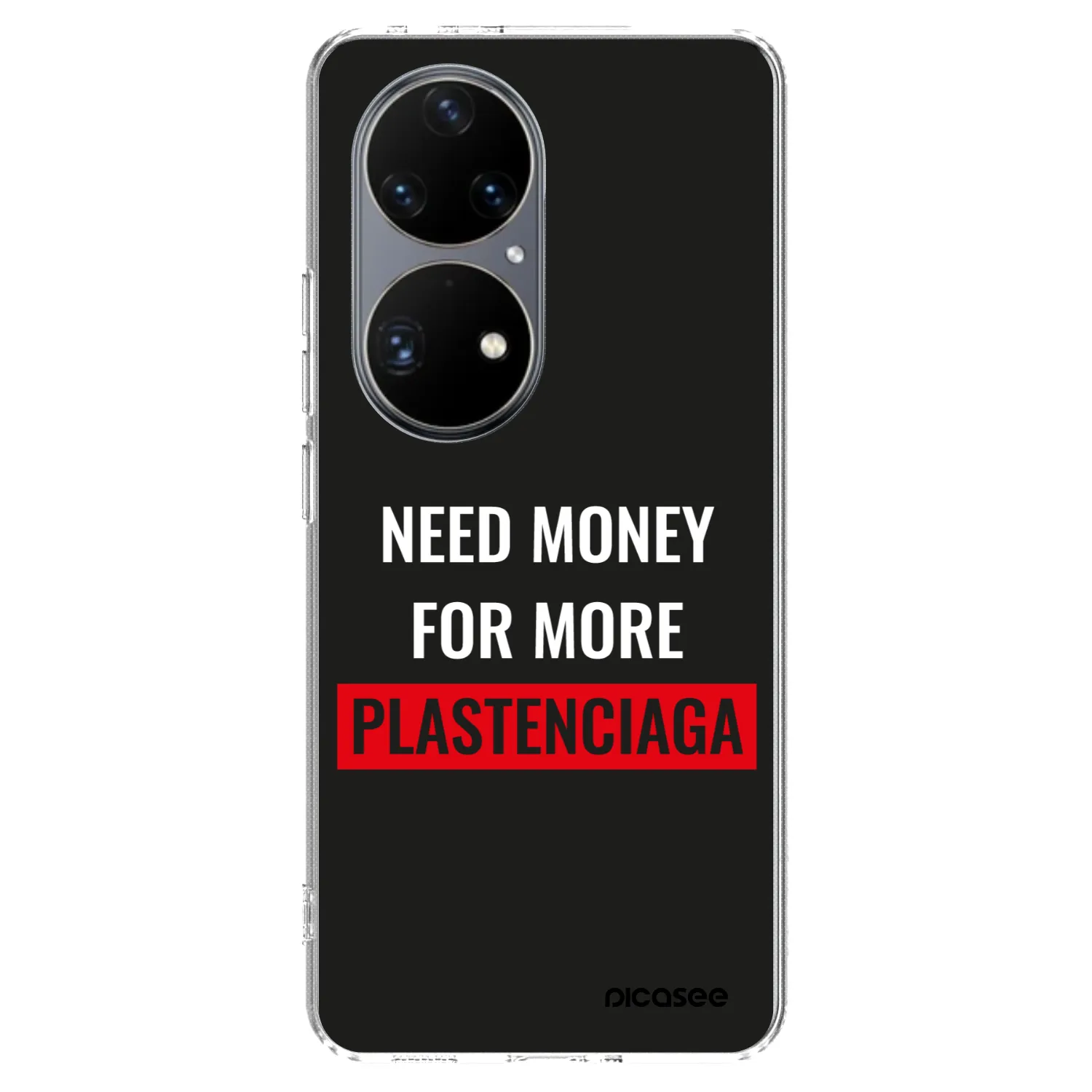 Picasee silikónový prehľadný obal pre Huawei P50 - More PLASTENCIAGA