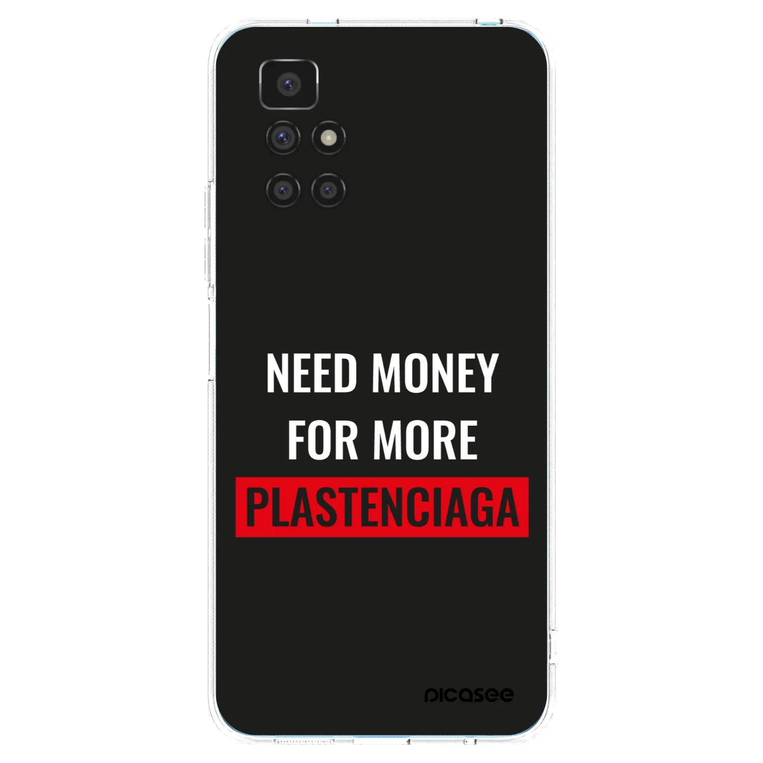 Picasee silikónový prehľadný obal pre Xiaomi Redmi 10 - More PLASTENCIAGA
