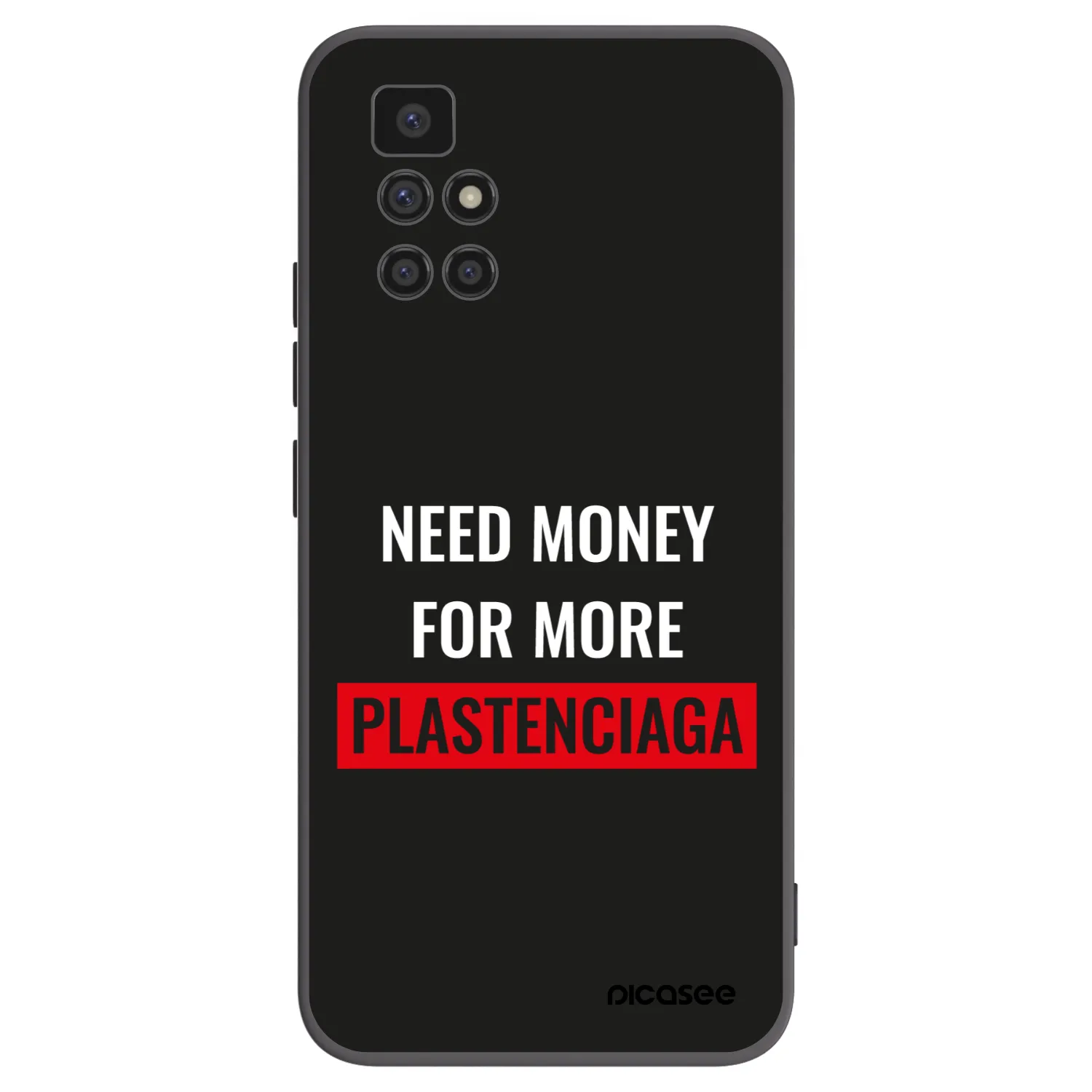 Picasee silikónový čierny obal pre Xiaomi Redmi 10 - More PLASTENCIAGA