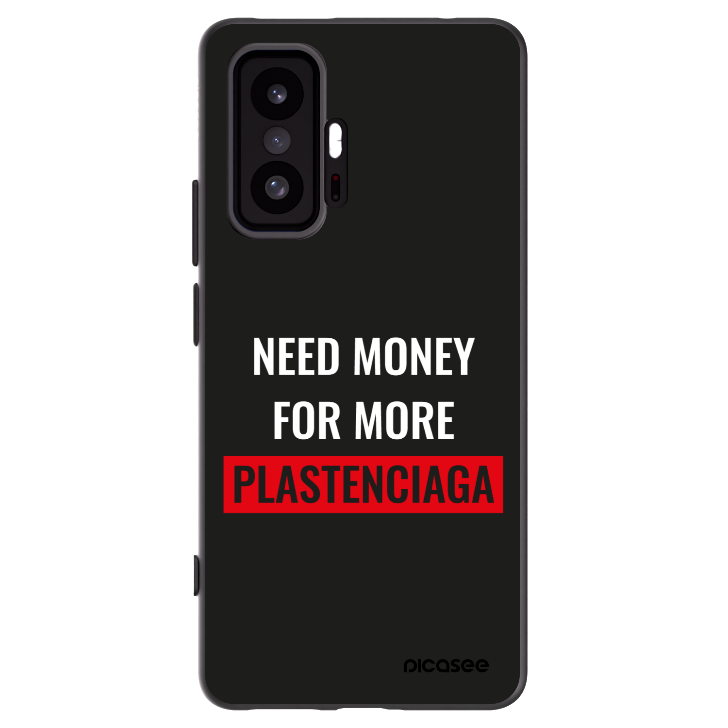 Picasee silikónový čierny obal pre Xiaomi 11T - More PLASTENCIAGA