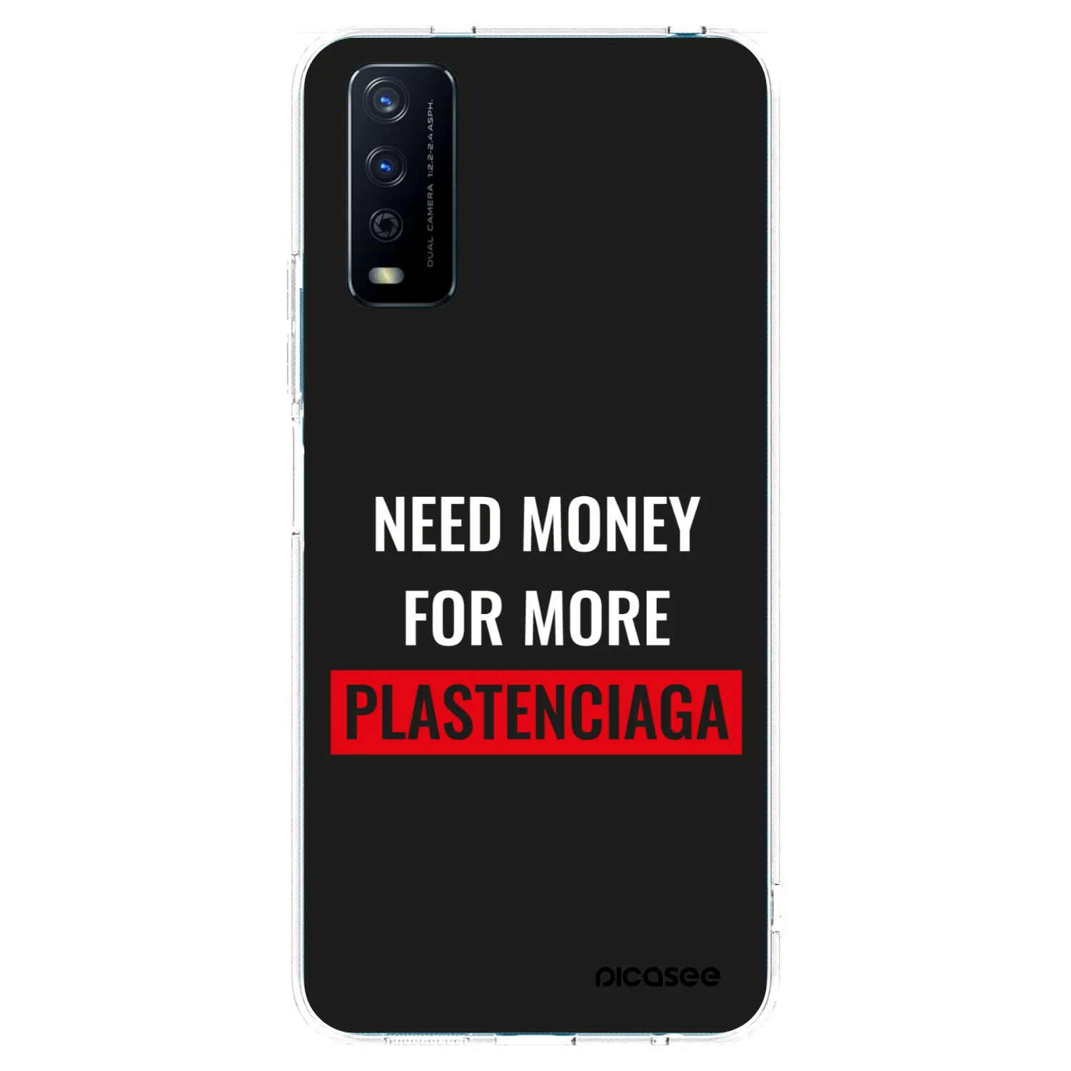 Picasee silikónový prehľadný obal pre Vivo Y11s - More PLASTENCIAGA