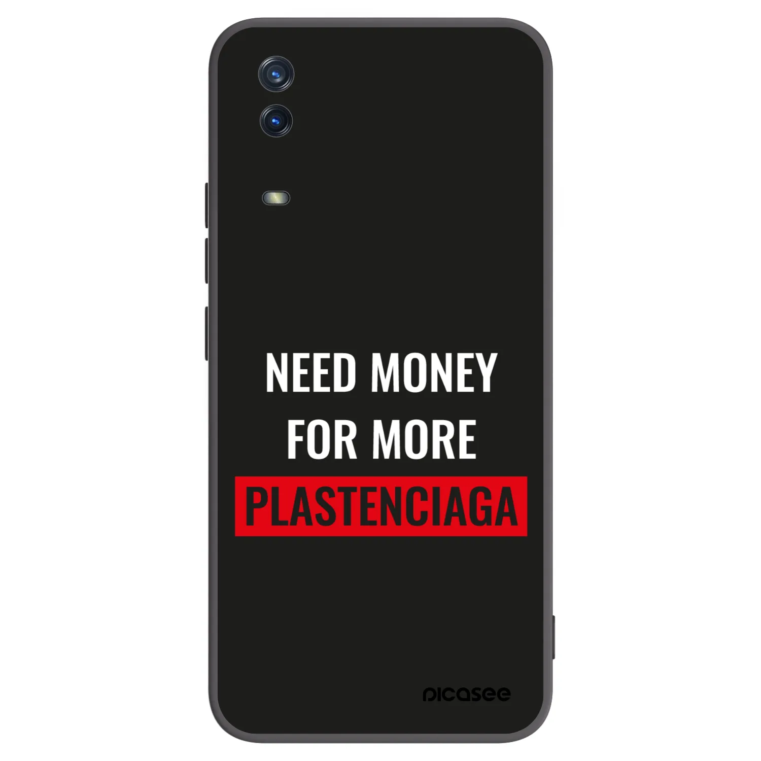 Picasee silikónový čierny obal pre Vivo Y11s - More PLASTENCIAGA