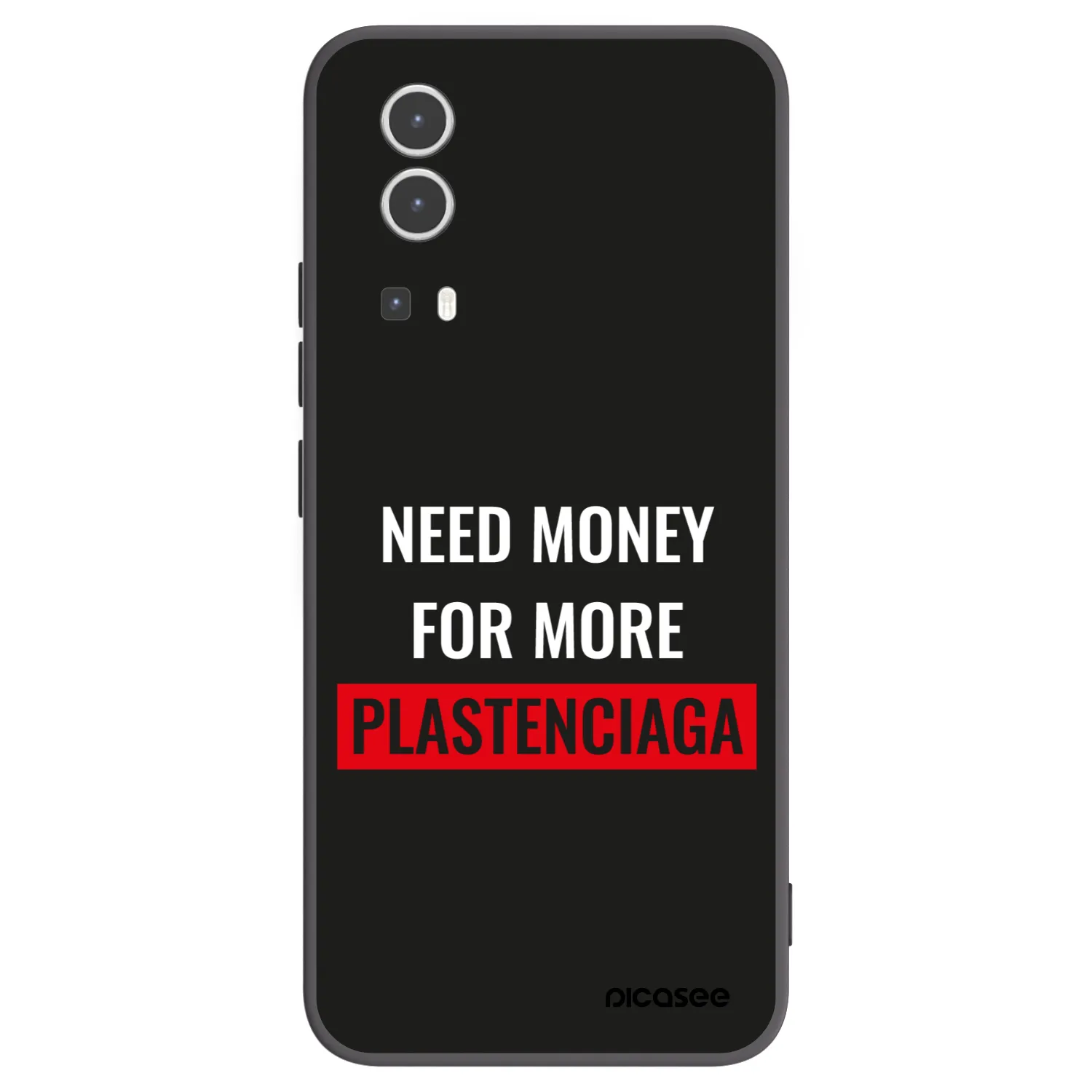 Picasee silikónový čierny obal pre Vivo Y72 5G - More PLASTENCIAGA