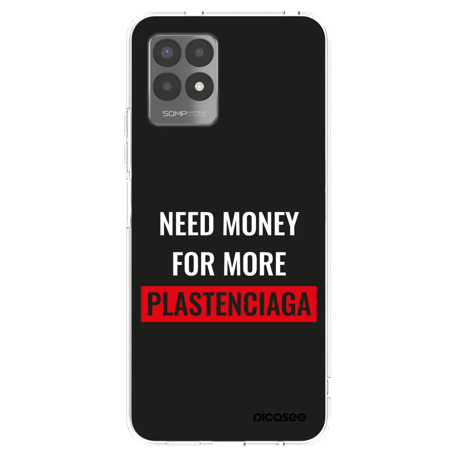Picasee silikónový prehľadný obal pre Realme 8i - More PLASTENCIAGA