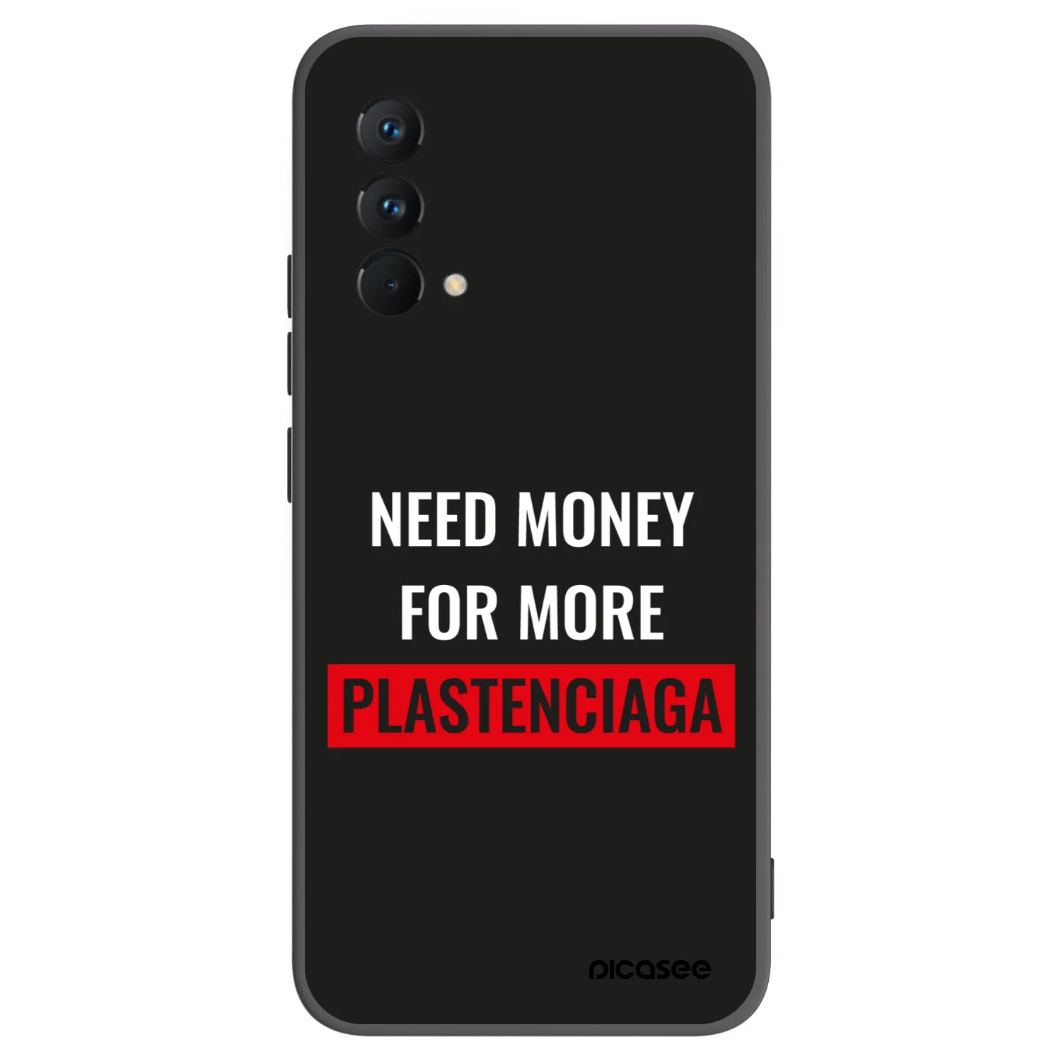 Picasee silikónový čierny obal pre Realme GT Master Edition 5G - More PLASTENCIAGA