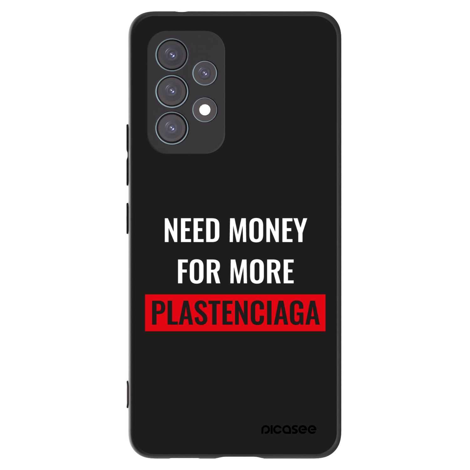 Picasee silikónový čierny obal pre Samsung Galaxy A53 5G A536 - More PLASTENCIAGA