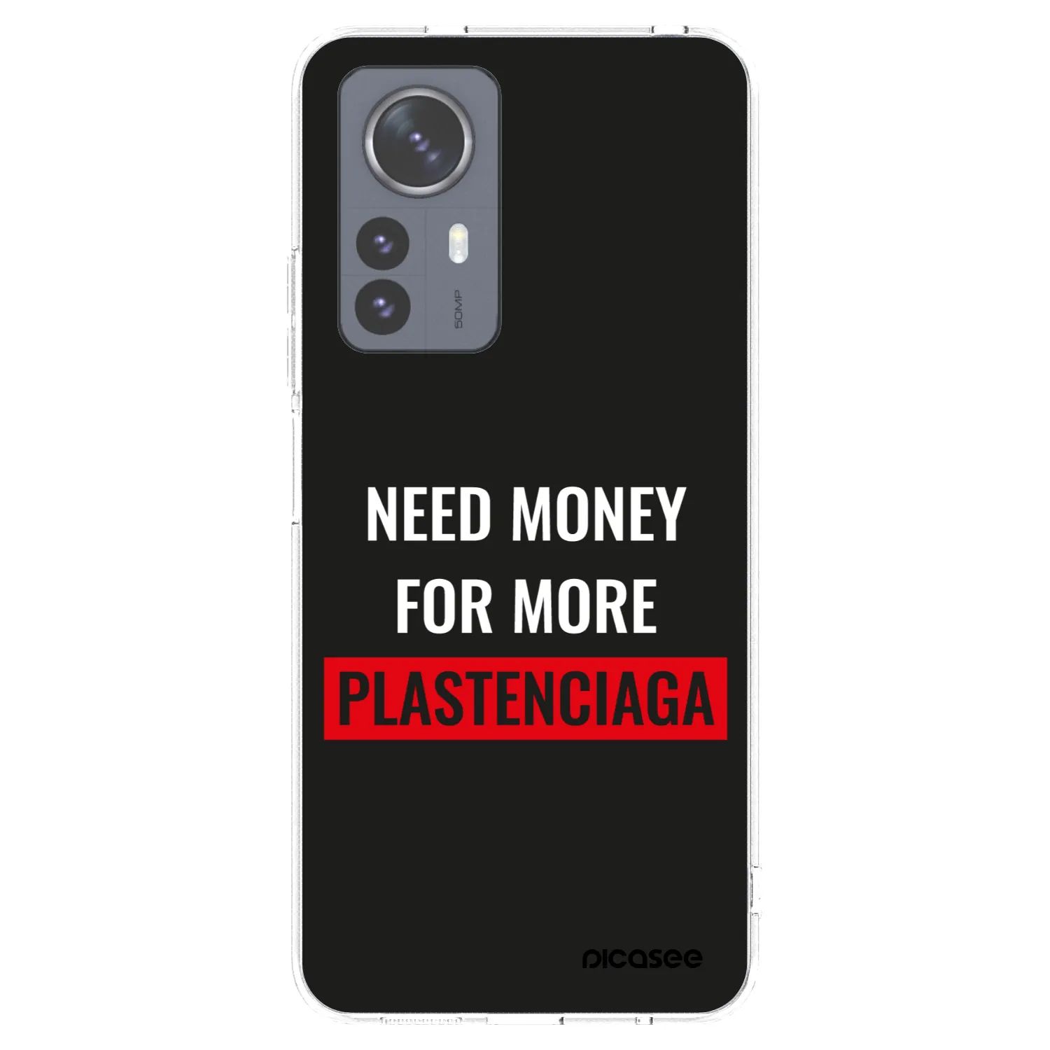 Picasee silikónový prehľadný obal pre Xiaomi 12 Pro - More PLASTENCIAGA