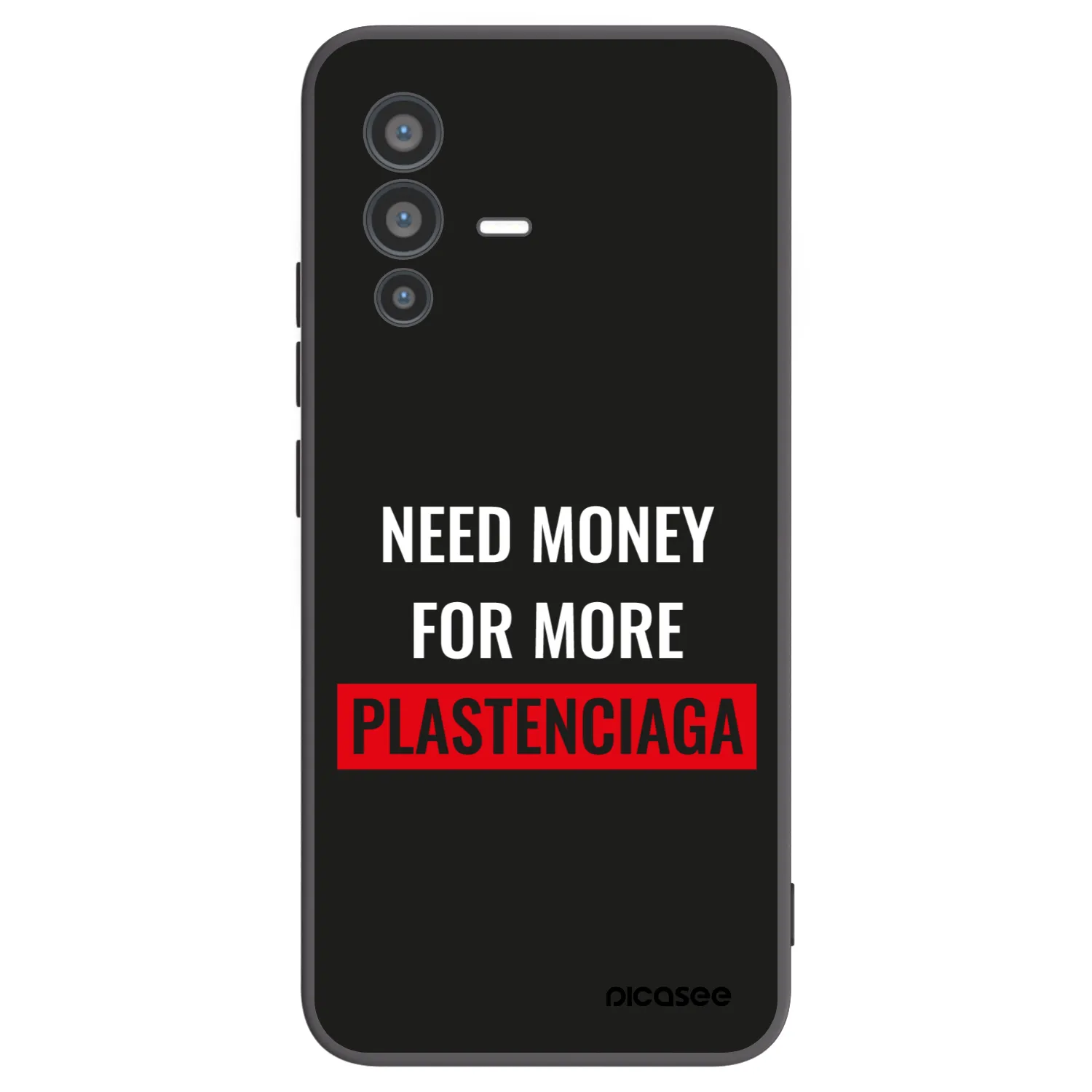 Picasee silikónový čierny obal pre Vivo V23 5G - More PLASTENCIAGA